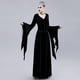 thumbnail image 5 of Vestido largo con capucha para mujer, vestido de de terciopelo oscuro Steampunk, abrigos XS-S Yuyangstore Capa con capucha para mujer, 5 of 8