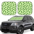 thumbnail image 6 of Kdxio Broccoli Vegetables Print 2-Piece Sun Shade Front Windshield - Foldable Car Front Window Sunshades for Most Sedans SUV Truck, 6 of 6