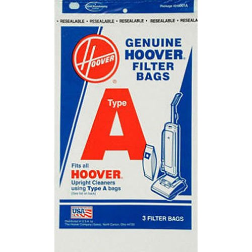 Hoover 4010001A Type A Vacuum Bags, 9 