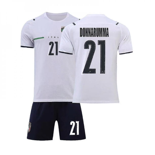 Huacreate Donnarumma # 21 Jersey Europeo Italia Equipos nacionales de fútbol Camisetas de fútbol Conjunto de jersey para niños Jóvenes-24 (130-140 CM 35-40 KG) - BmatwkZeng Bmatwk Jersey