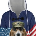thumbnail image 4 of Happy Father's Day Honoring Veterans Beagle in Army Uniform All Over Print 3D Hooded Duffle Toggle Coat Beagles Dog Lover Gifts Idea - 13007, 4 of 6