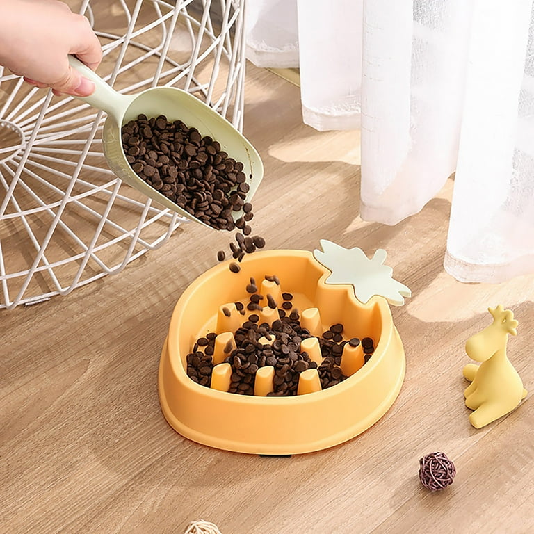 Dog Slow Feeder Bowl Non-Slip Silicone Puzzle Bowl Pet Slower Food Feeding  Dishes Fun Dog