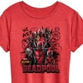 thumbnail image 3 of Marvel Deadpool & Wolverine - We Are Deadpool Doodles - Women's Short Sleeve Graphic T-Shirt, 3 of 5