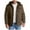 Brown, variant on Men's Winter Casual Coat,Outwear Interchange Jacket Men Coats and Jackets Solid Color Detachable Hood Zipper Pocket Fleece Liner Windproof Waterproof Outerwear