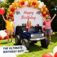 thumbnail image 2 of Chevrolet Cheyenne 24 Volt Ride on Toys with Remote, Ride on Truck for Big Kids 3-8 Years, Wisairt Power Car Wheels with 2 Seater, Blue, 2 of 11