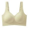 thumbnail image 3 of BWASD Jelly Bras for Women Breathable No Underwire Seamless Comfort Wireless Push Up Full Coverage Support Lift Bralette Green S Everyday No Show Bra, 3 of 4