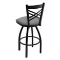 thumbnail image 2 of 820 Catalina 36" Swivel Bar Stool with Black Wrinkle Finish and Canter Pine Seat, 2 of 2