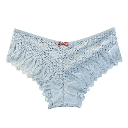 Rbaofujie Panties for Women !Women S Thongs Women Lingerie G-string Lace Briefs Underwear Panties T String Thongs Knick Hipster Underwear Blue