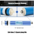 thumbnail image 2 of shiyou-75 GPD Reverse Osmosis RO Membrane Element12"x1.8" Replacement Water Filter or Under Sink Home Drinking RO Water Purifier System, 2 of 4