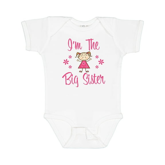Inktastic The Big Sister Girls Baby Bodysuit