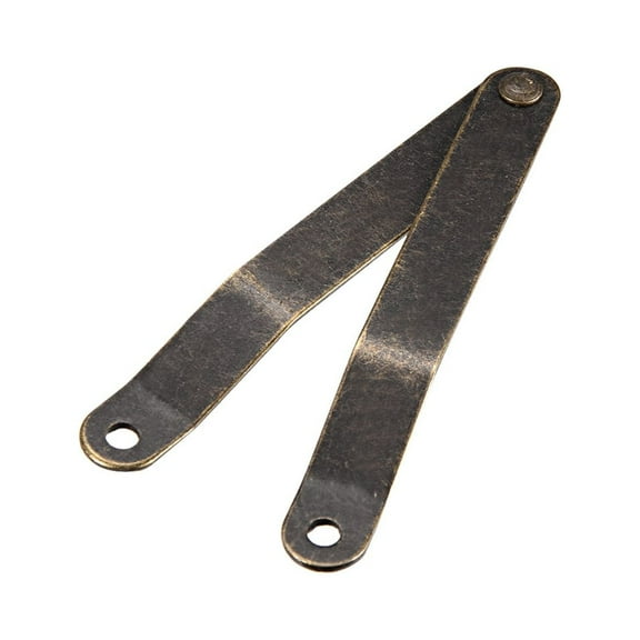 Uxcell Folding Support Hinge Furniture Decorative Box Lid Hinges 80mmx10mm 4 Pcs