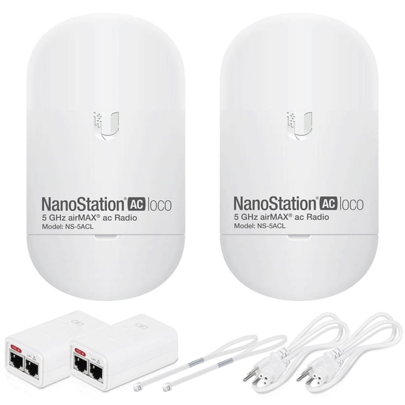 Puente inalámbrico Ubiquiti LOCO5AC Nanostation PRECONFIGURADO