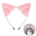 thumbnail image 3 of YAOBAMM Accessoires de Robe Couvre-Chef Fait Main Simulation Oreilles de Renard Bandeau Mobile en Peluche, 3 of 6
