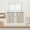 Tiers Linen White, variant on Beige Buffalo Plaid Cafe Curtains Farmhouse Tiers Kitchen Curtain 24 Inches Long, Flax Rustic Gingham Check Small Window Short Drapes for Kitchens Bathroom, 28" x 24", Beige, Set of 2