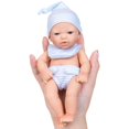 thumbnail image 5 of 7 Inch Reborn , Soft Elastomer Realistic Doll for 3-4 Years and 4-5 Years, Weighted Body with Lifelike Features, 5 of 6