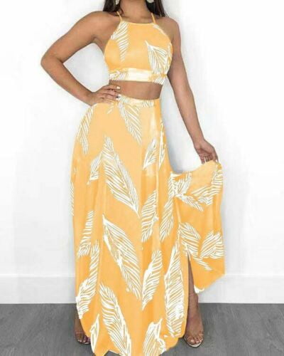 crop top suit dress