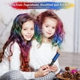 thumbnail image 6 of PayUSD Chalk Comb Temporary Hair Color Dye for Girls Kids Washable Hair Chalk for Girls Toys for Birthday Party Cosplay DIY Christmas, 6 Colors, 6 of 10