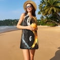thumbnail image 3 of Disketp Yin Yang para Vestido sin Mangas para Mujeres, Vestidos de Verano para Mujeres, Casual y Holgado para la Playa, 3 of 7