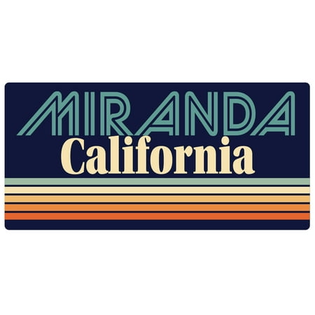 

Miranda California 5 x 2.5-Inch Fridge Magnet Retro Design
