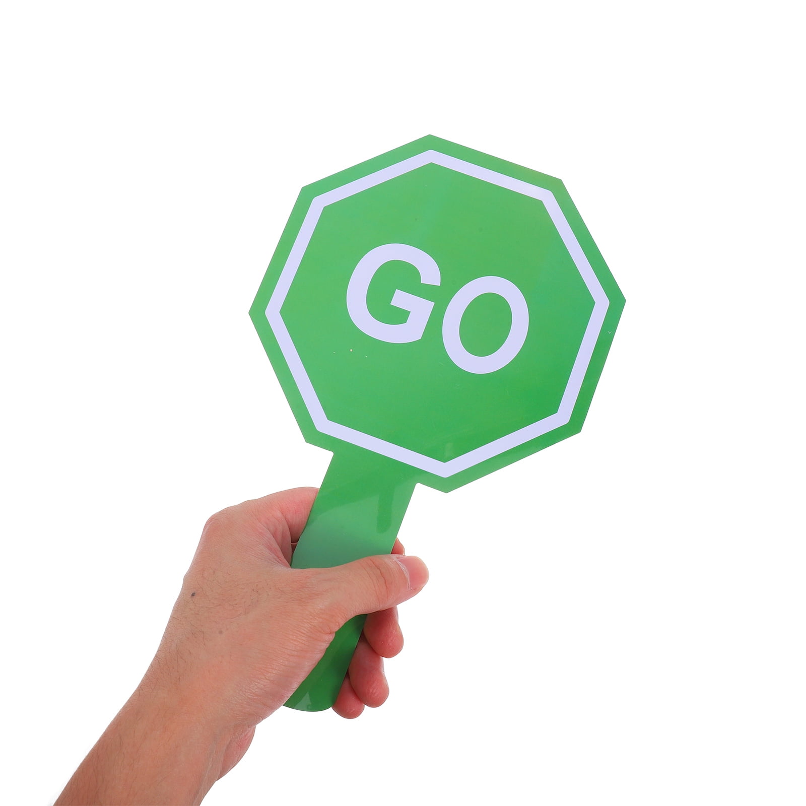 sign go 専用 2 Pcs Stop And Go Signs Traffic Paddle With Handle Double-Sided