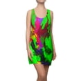 thumbnail image 5 of Women's Cut & Sew Racerback Dress (AOP) Flamin' Neon, 5 of 7