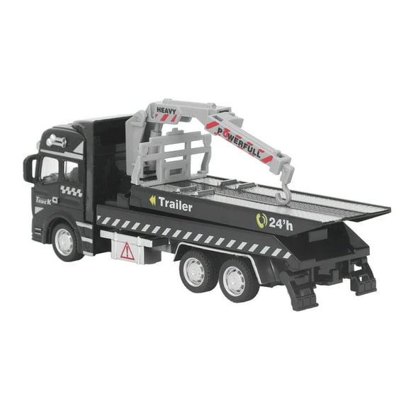 Pullback Car Model, Tow Truck Model 19.9cm Length Fine Workmanship For Children