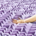 thumbnail image 5 of Best Price Mattress 3" 5-Zone Memory Foam Mattress Topper with Lavender Infusion, Twin, 5 of 10