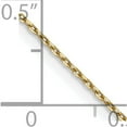 thumbnail image 5 of 14K Yellow Gold .8mm D/C Cable With Lobster Clasp Chain (18 X 0.8) pen41l-18, 5 of 5