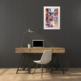 thumbnail image 3 of Kovacs, Anna Brigite 13x18 White Modern Wood Framed Museum Art Print Titled - Pretty Girl with Black Umbrella, 3 of 4