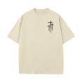 thumbnail image 4 of adaychics Christian Tee Shirts for Men Crew Neck Short Sleeve Tees Summer Casual Holiday Tops for Party Daily, 4 of 7