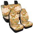 thumbnail image 5 of Jeiento Butterfly Car Seat Covers for Women Girls Mandala Front and Rear Split Auto Seat Cushion Soft High Back Front Back Seat Cover Car Accessories for Most Vehicles Interior Decor, 5 of 7