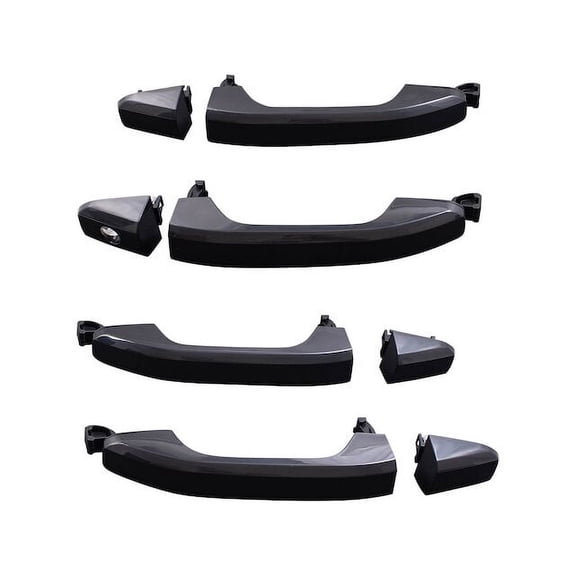 Door Handle Set - Compatible with 2015 - 2020 Chevy Tahoe Sport Utility 4-Door 2016 2017 2018 2019