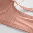 thumbnail image 4 of Bigersell Wireless Comfortable Bra Cheap Full Coverage Bra Bras for Women No Underwire Push up T-Shirt Bra Style R-487 T-Shirt Bra Sports Bras Womens Pullover Bra Hook & Eye Bra Closure Orange 42, 4 of 9