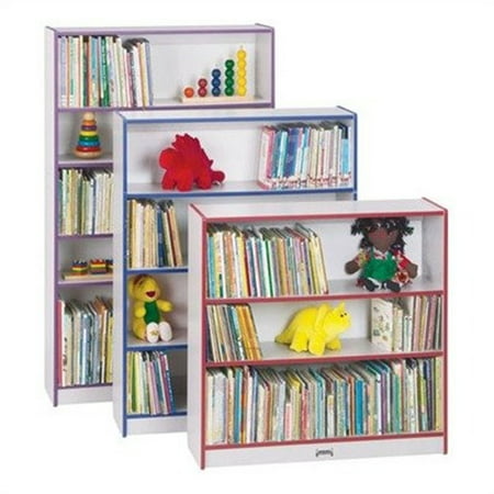 Rainbow Accents Jonti-craft Bookcase-Color:Red,Size:60"