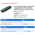 thumbnail image 2 of Fan and Alternator Accessory Drive Belt - Compatible with 1988 - 1994 GMC W5500 Forward 6.5L 6-Cylinder Diesel 1989 1990 1991 1992 1993, 2 of 2