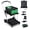 green, variant on Collapsible Shopping Cart on Wheels, 2-Tier Folding Shopping Cart with Removable Storage Crat, Multi Use Utility Cart Portable Trolley for Picnic, Supermarket