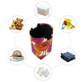 thumbnail image 7 of Yayeee Freestanding Laundry Hamper with Handle Collapsible Large Storage Basket for Clothes, Purple Hand Drawn Floral, 7 of 7