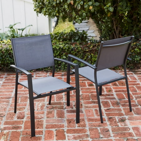 Hanover Naples 11 Pcs Aluminum Outdoor Dining Set, Gray