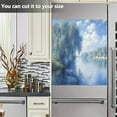 thumbnail image 3 of Yayeee Magnetic Dishwasher Cover for The Front Decoration Home Kitchen Machine Sticker Protector, Plants and River, 3 of 6