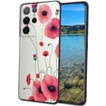 thumbnail image 1 of Compatible with Samsung Galaxy S21 Ultra Phone Case, Poppies-Pink-234 Case Men Women, Flexible Silicone Shockproof Case for Samsung Galaxy S21 Ultra, 1 of 1