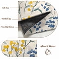 thumbnail image 6 of Rectangle Rug 8x10Ft Country Farm Watercolor Flowers Soft Indoor Throw Rugs Carpets for Living Dining Bedroom Kids Room Non-Slip Playroom Crawl Rug Floor Mats Retro Yellow Blue Floral, 6 of 9