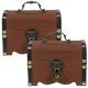 thumbnail image 4 of FELTECHELECTR 2 cajas de embalaje vintage para artículos diversos, organizador de escritorio de madera, contenedor para joyas., 4 of 5