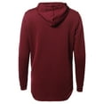 thumbnail image 2 of FashionOutfit Men's Long Sleeve Stylish Hoodie With Side Zipper Detail, 2 of 3