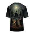 thumbnail image 6 of IAJDKMEK Men's Halloween Graphic Tee - Short Sleeve Crewneck Lightweight Breathable, Funny Print Summer Shirts for Men, Casual T-Shirts for Party,Light Gray M, 6 of 7