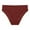 Wine, variant on Yuzhih Women's Underwear Solid Color Knitted No Show Breathable Underwear Panties Stretchy y Bikini G String