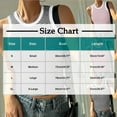 thumbnail image 3 of WREESH Women Striped High Neck Ribbed Sleeveless Tank Top Thick Strap Slim Fit Racerback Shirt, 3 of 5