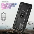 thumbnail image 6 of Designed for Motorola Moto G 5G (2024) Case, Military Grade Protective Phone Case Cover with Enhanced Metal Ring Kickstand [Support Magnet Car Mount] for Moto G 5G (2024), Black, 6 of 7