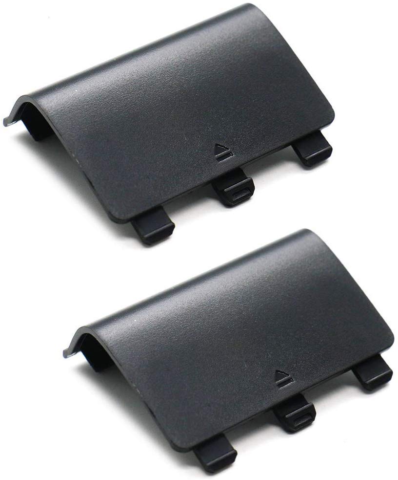 Wiresmith 2X Black Replacement Battery Cover for Xbox One Controller