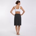 thumbnail image 4 of Women's Half Slip Underskirt, Mid Length Elastic Waist Under Dress Liner, Soft Smooth Seamless Breathable Ladies Slip Skirt for Daily Wear, Formal Dresses, Layering, 4 of 8