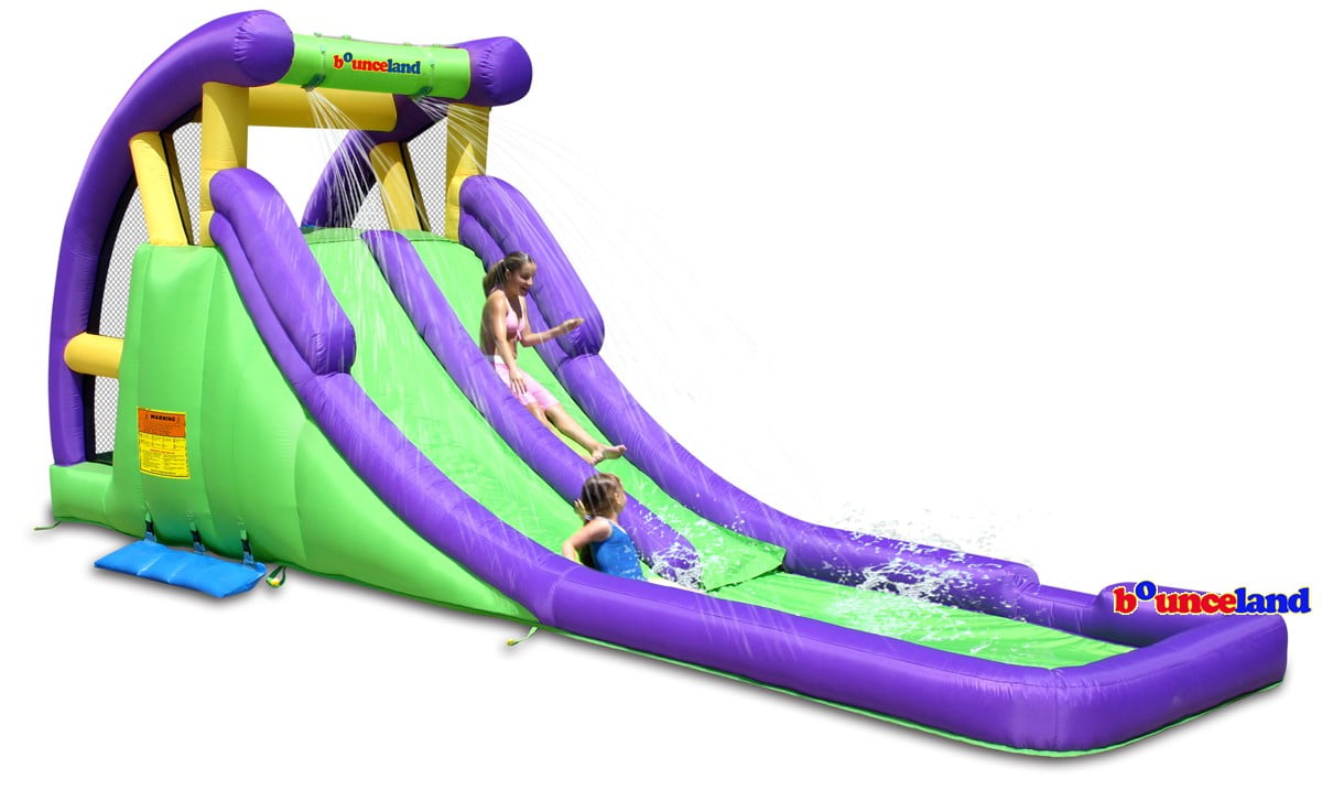 Bounceland Inflatable Cascade Water Slide with Large Pool